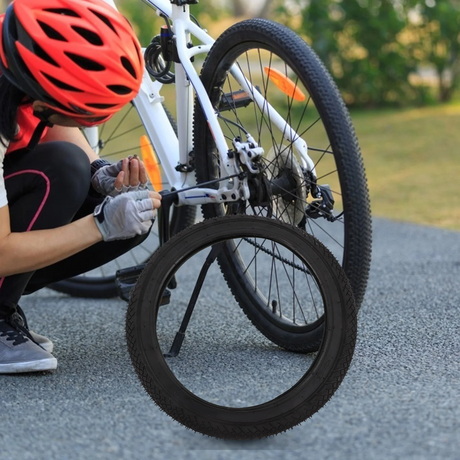 

Rubber For Kids Cycling Shockproof Durable Replacement Tire Heavy Duty Road Mountain Bike Tire Easy Installation Kids Bike