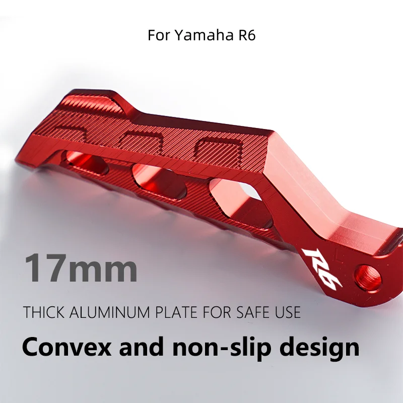 For Yamaha YZFR6 YZF R6 R6S 1999-2015 2005 2007 2010 Motorcycle Accessories Rear Passenger Footrest Foot Rest Pegs Rear Pedals