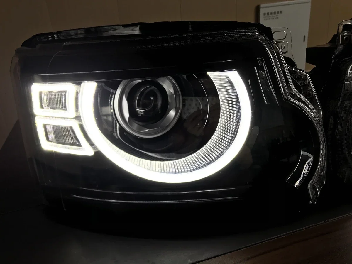 

Dual Light LED Head Lamp with Laser for Range Rover Discovery 4 2010-2016 New Style Front Light Lens