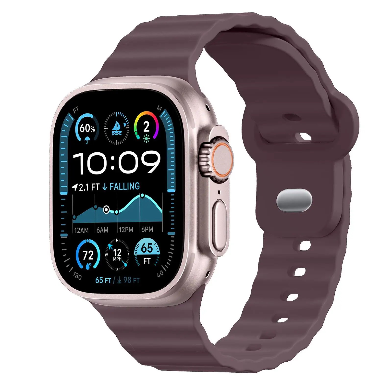 Armbänder für Apple Watch Ultra 2 3 Band 49mm 46mm 45mm 44 42 40 41 Atmungsaktives Sport-Silikonarmband Correa Series 11 9 8 10 SE 7