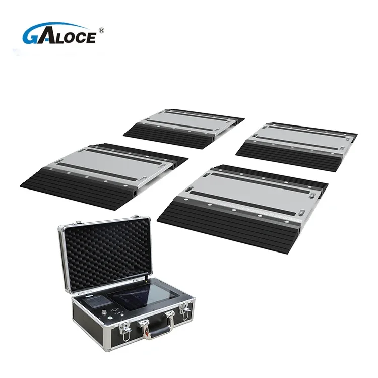 

GPWA08 10 20Ton wireless Digital custom dynamic Portable axle vehicle weighing truck scale