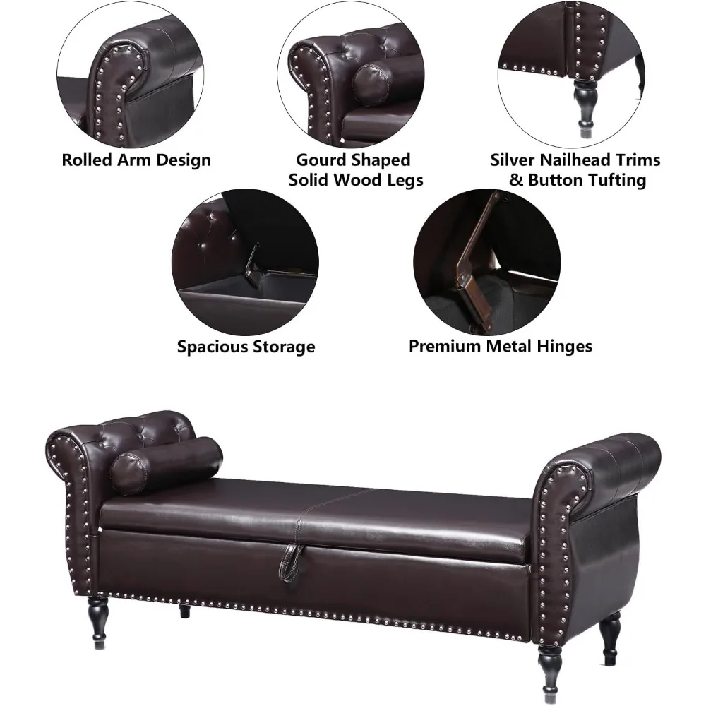 سلة غسيل مزدوجة الميل مقاس 68 بوصة، وخزانة سلة غسيل مخفية طويلة مع رف قابل للتعديل، وكابينة تخزين للحمام قائمة بذاتها #4