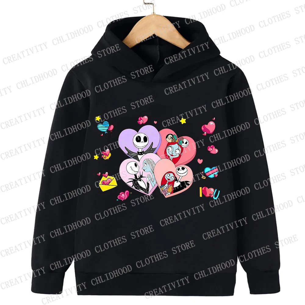 Christmas Hoodies Disney Children Mickey Mouse Winnie Kids Pullover Cartoons Casual Clothes Girl Boy Cartoons Tops Sweatshirts