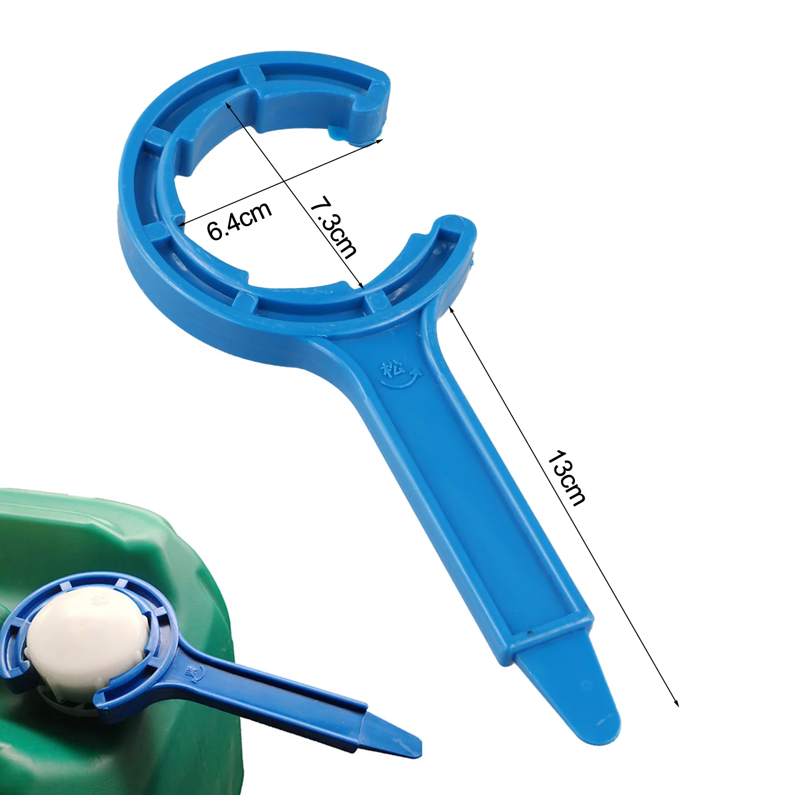 Cap Removal Spanner for For 20l 25L 30L Plastic Drums with Half Round Handle for Controlled Force Application on Seals