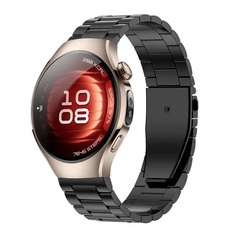 18 مللي متر 20 مللي متر 22 مللي متر حزام معدني لهواوي Wach 5/4/GT5/4/3 برو سوار فولاذي غير قابل للصدأ Garmin Forerunner 970 965 265 255 Amazfit GTR 4