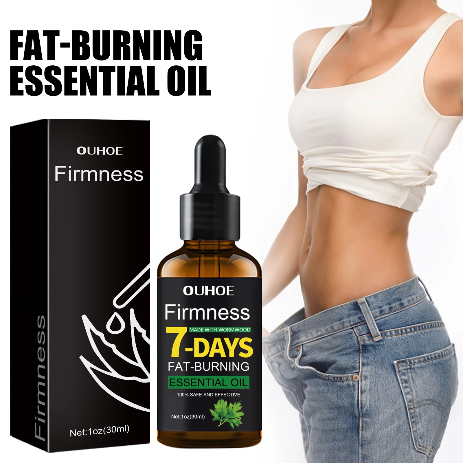 Body Fat Burning Oil, Sexy Energy Oil, Fat Burner for Thin Legs, Waist, Weight Loss, Slimming & Firming Body Essence Products