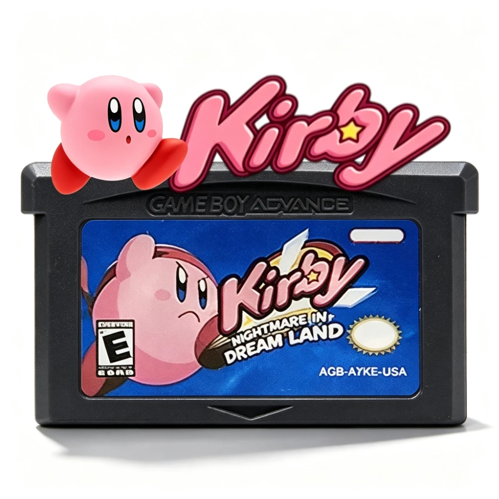 4 Styles Kirby 32-Bit Game Card GBA Game Video Game Cartridge Console Card Amazing Mirror Dream Land Classic Game Collection view 2