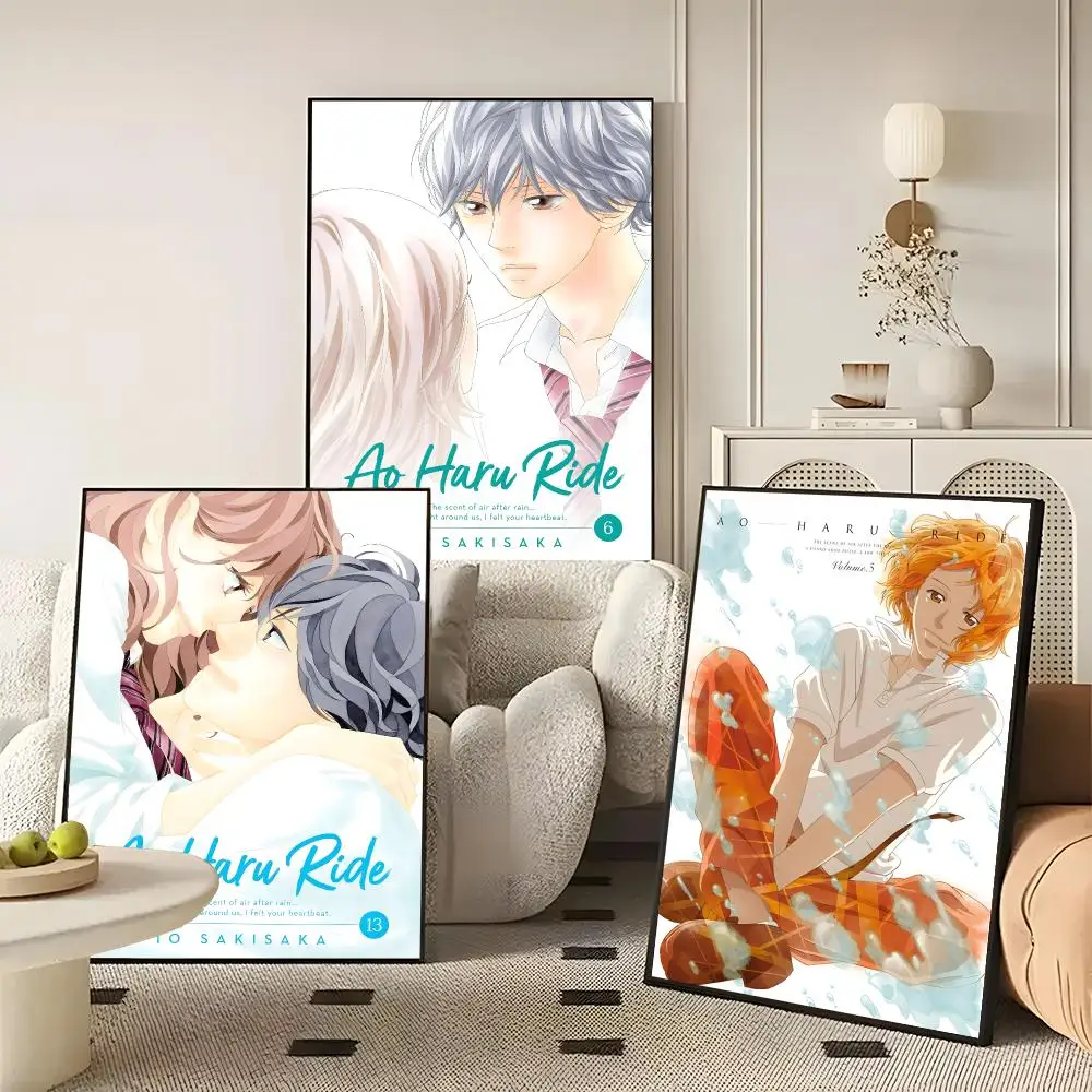 Anime Ao Haru Ride Poster Character Print Japanese Graphic Streaming Film Style Wall Artwork Bedroom Decor