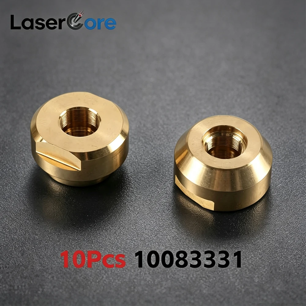 10Pcs/Lot High Quality Fiber Laser Nozzle Body Adaptor 10083331 for 8-10KW Co2 SSC BY Fiber Laser Cutting Machines Ref 10075057
