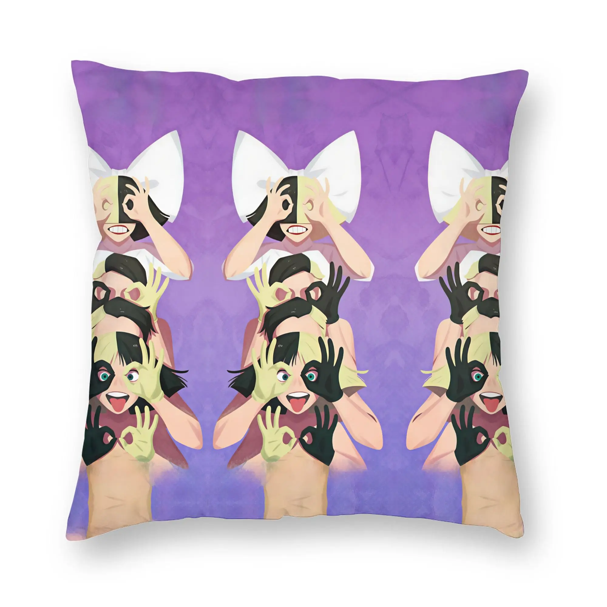 Pillow Cover Sia F-Furler Reasonable  Ranjha  Cute Funny Pillow Case For Sofa Home Decor Pillowcases