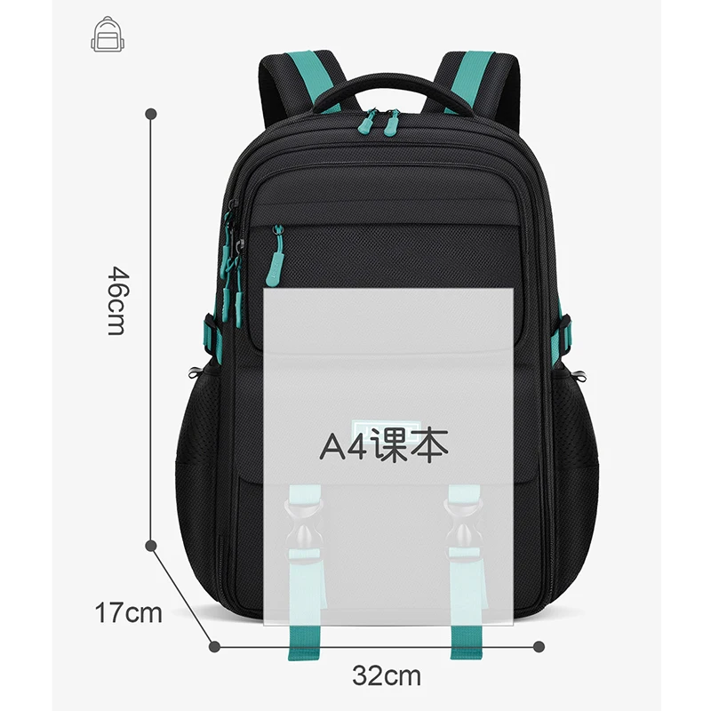 Boys School Bags for Girls Primary Student Middle School Backpack