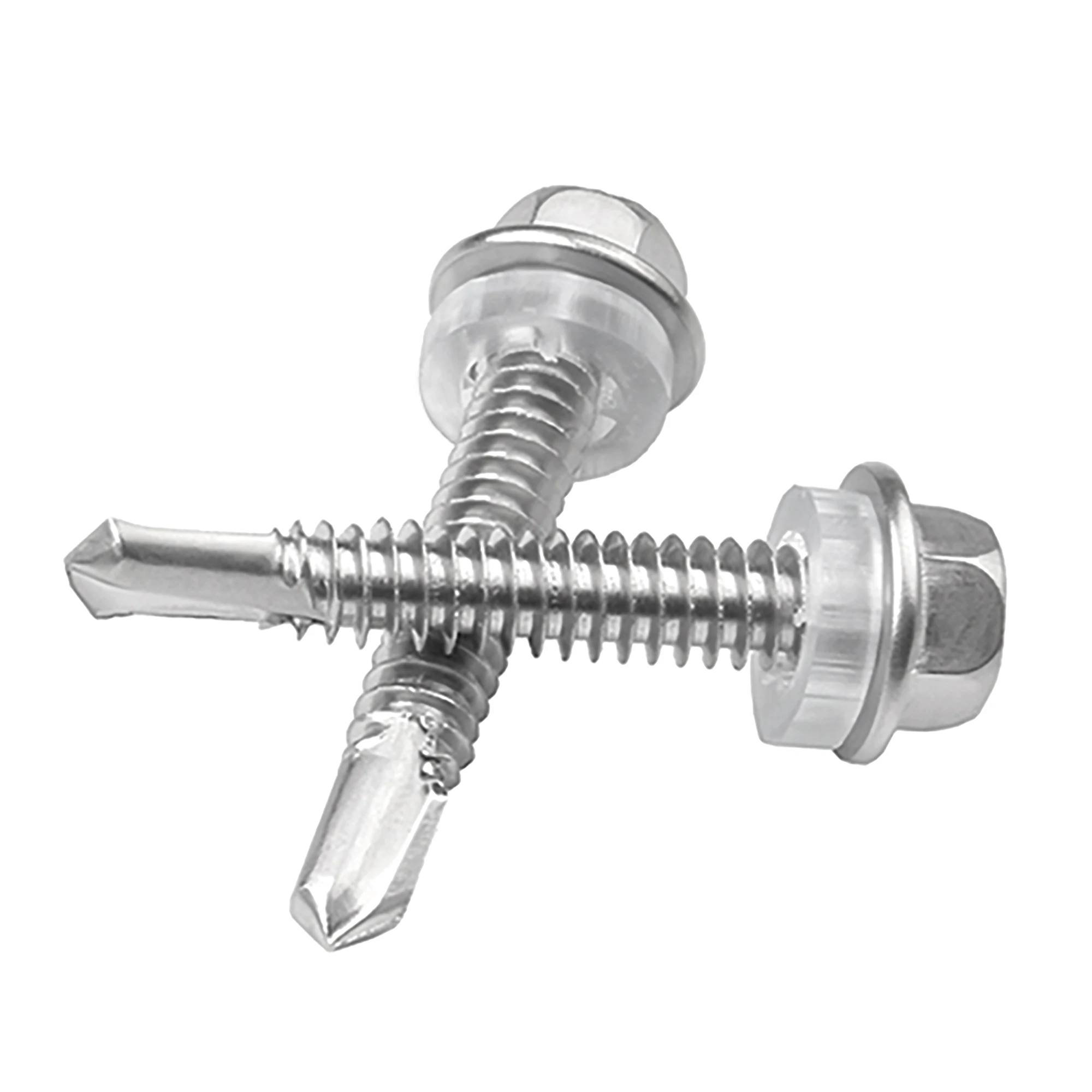 20pcs Hex Stainless Steel Self Drilling Screws 410 Stainless Steel Self Drilling Screws Set Hex Stainless Steel Self Screws