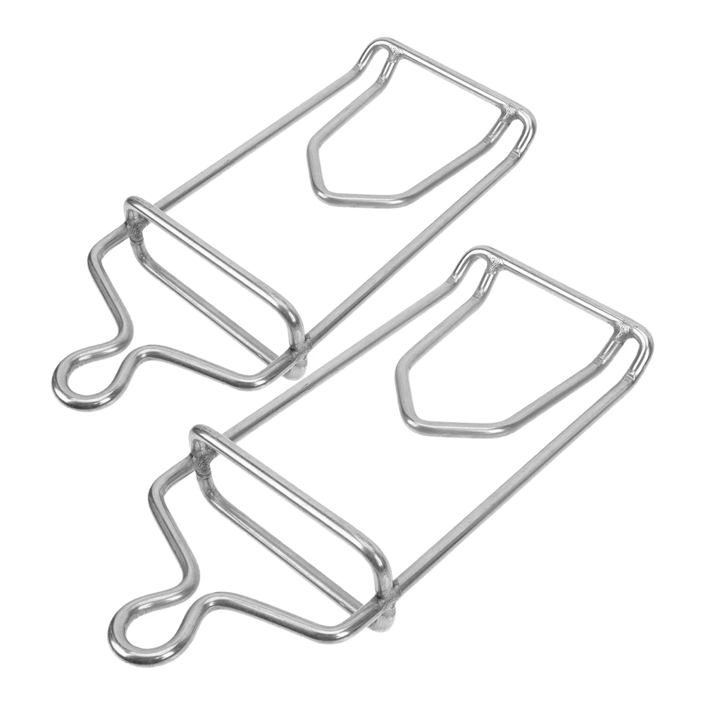 

2 Pcs Stainless Steel Duck Hook Hanger Butchers Hooks for Hanging Bbq Meat Barbecue