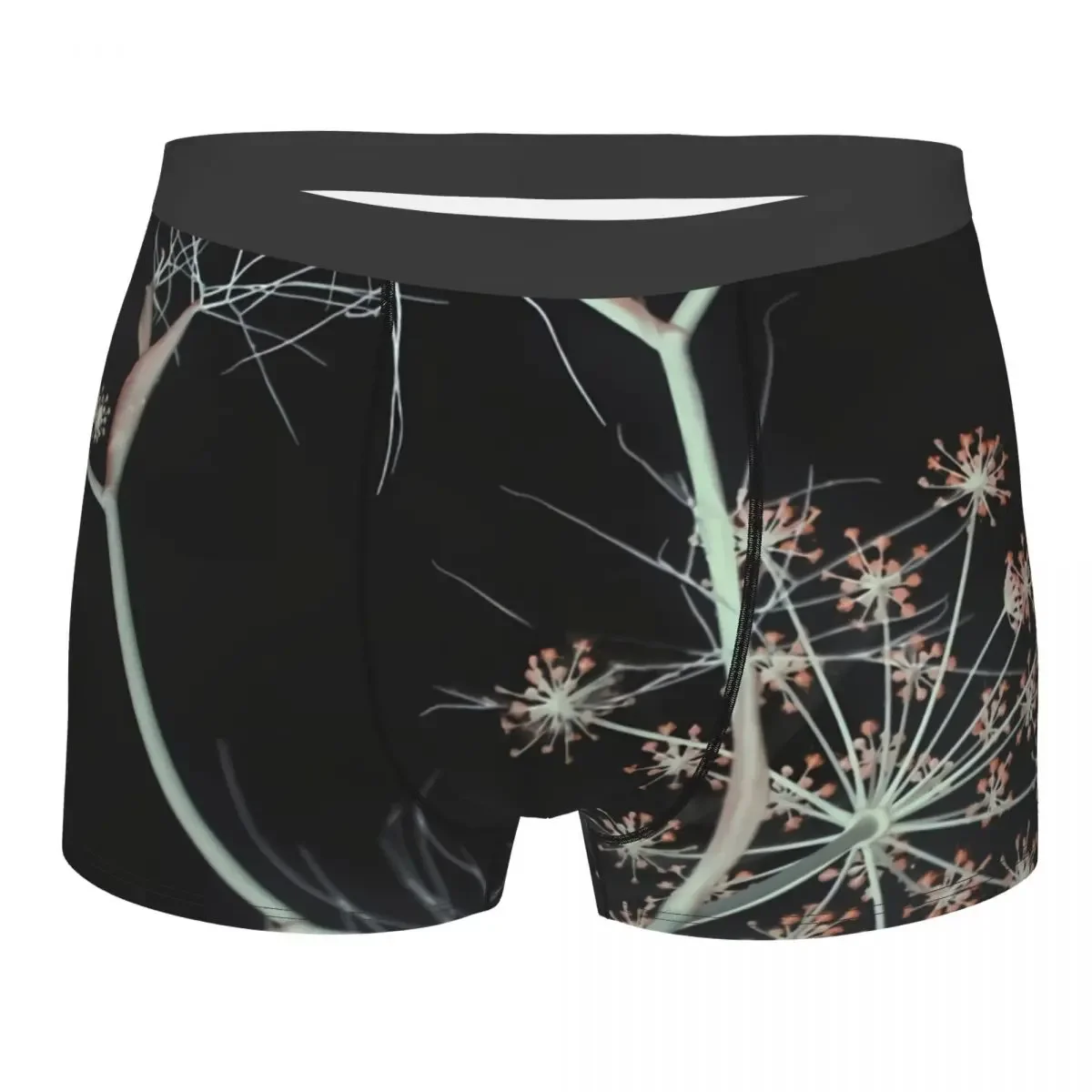 Night Whispers Dark Floral Men Boxer Briefs Underwear Highly Breathable Top Quality Birthday Gifts