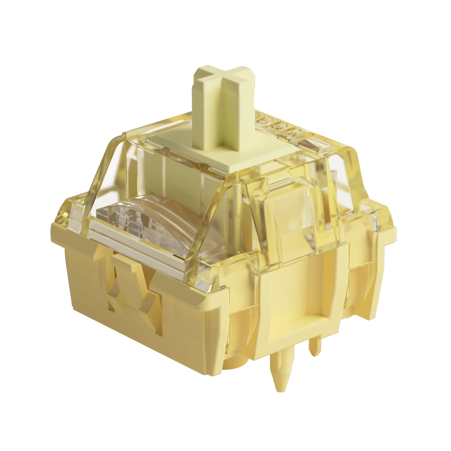 Akko V5 Pro Cream Yellow Switch 5Pin 50gf Thocky Linear Switch Factory Lubed Compatible with Cherry MX Mechanical Keyboard 45pcs