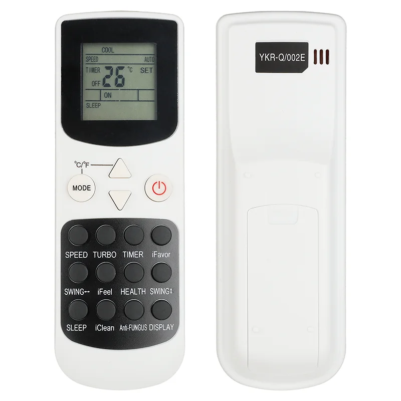 YKR-Q/002E For AUX A/C Remote Control Compatible With AUX Air Conditioner RC-F23HN RC-F27HN RC-F37HN RC-F57HN RC-F76HN RC-F86HN