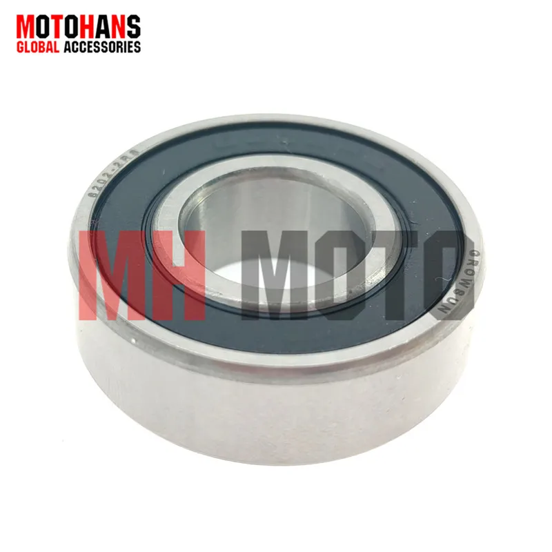 

2PCS 6202-2RS DEEP GROOVE BEARING MOTORCYCLE ACCESSORIES FOR ATV DIRTBIKE SCOOTER QUAD GO KART CUBS