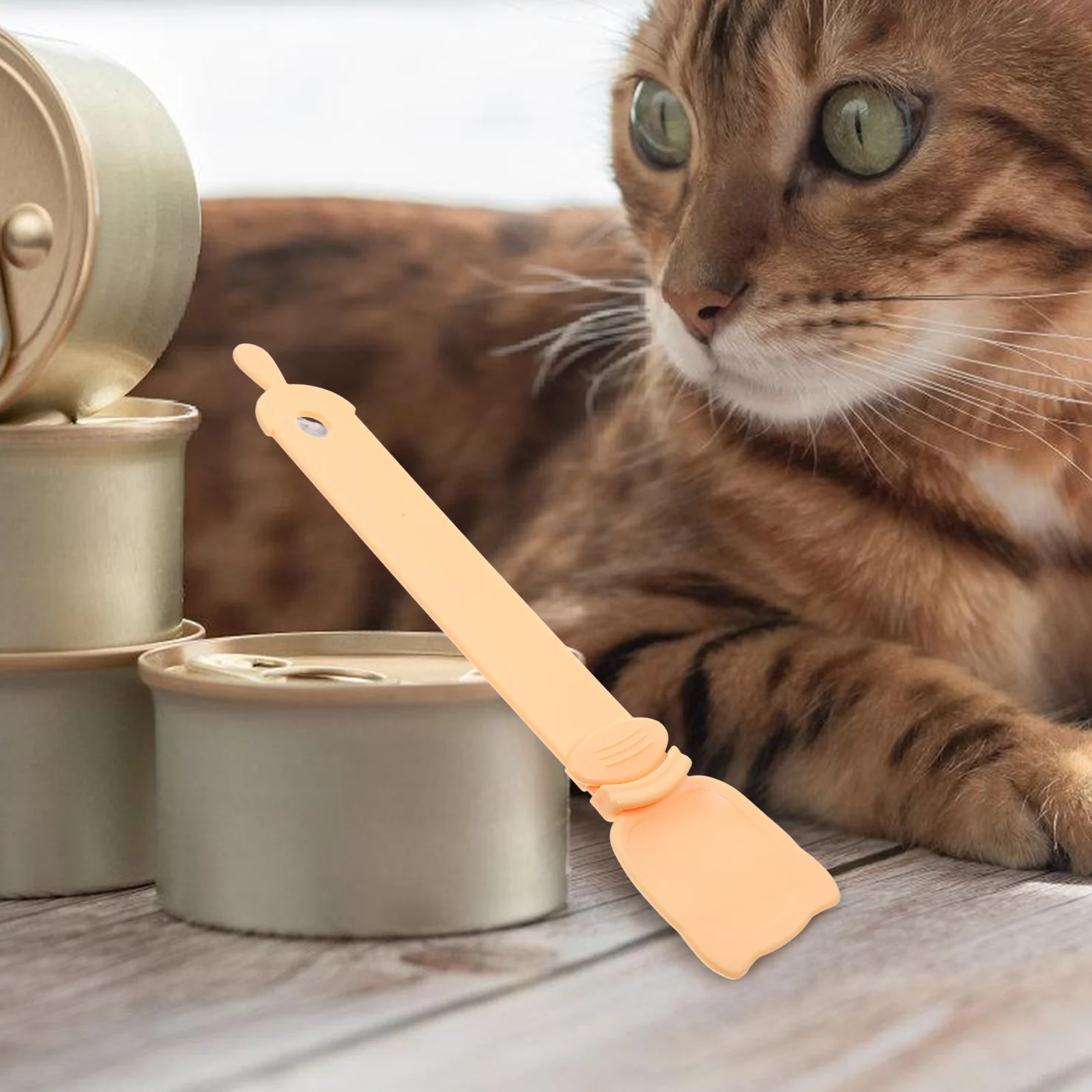 

3pcs Cat Food Squeezer Spoon Reusable Wet Treats Dispenser For Cats Portable Feeding Tool Household Pet Supply Kitten Feeder