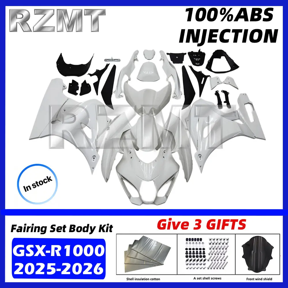 Motorcycle Fairing Set For SUZUKI GSX-R1000R 2017-2026 In Stock Unpainted Fairing Bodywork Components Pack
