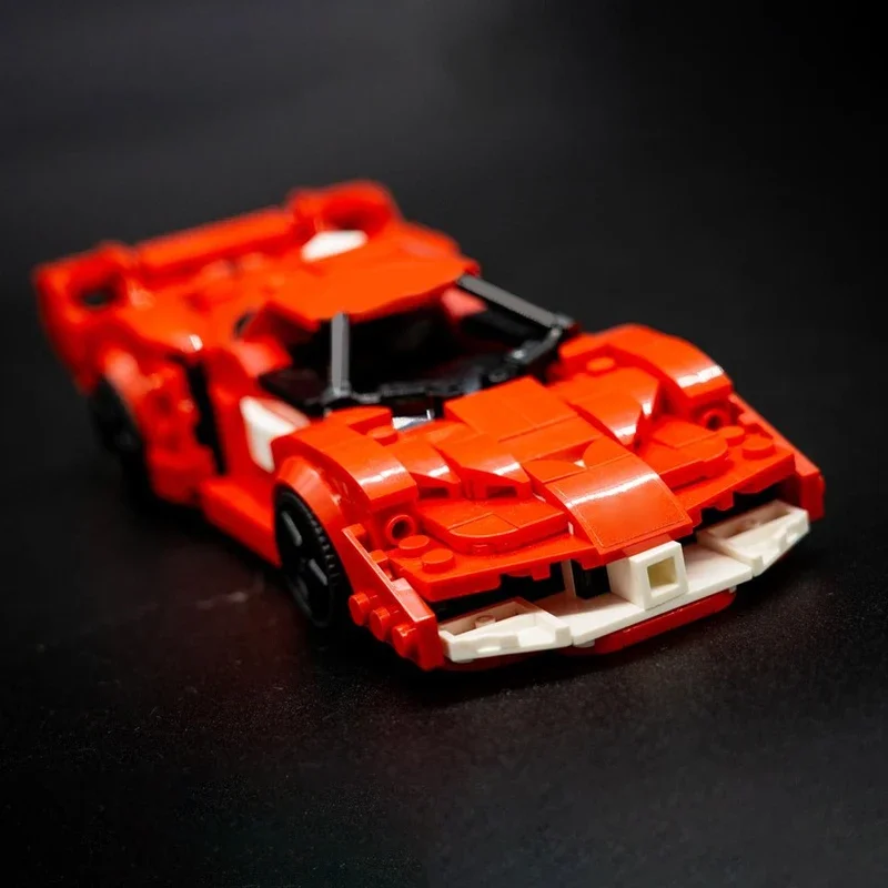 Speed Racing Car Model MOC Building Bricks Top Tier Sports Car FXX Modular Technology Gifts Holiday Assemble Toys Suit Display