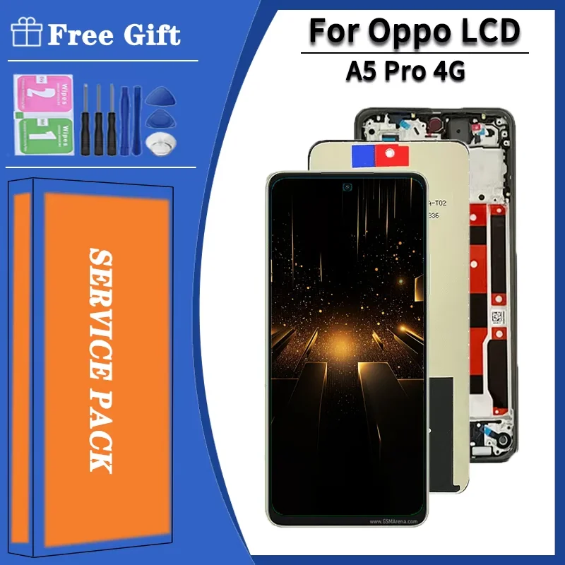 6.67 ips para oppo a5 pro 4g cph2711 display lcd com quadro digitador da tela de toque para oppo a5pro 5g lcd cph2695 tela