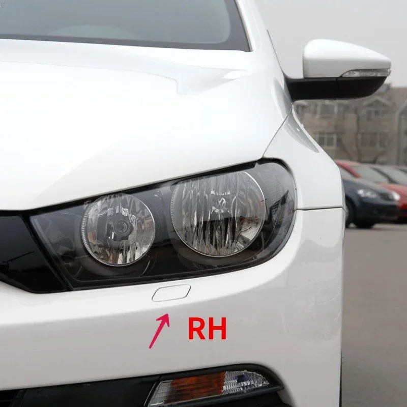 Car Headlight Head Lamp Water Spray Nozzle Washer Jet Cover Cap Lid For VW Scirocco R 2009-2014