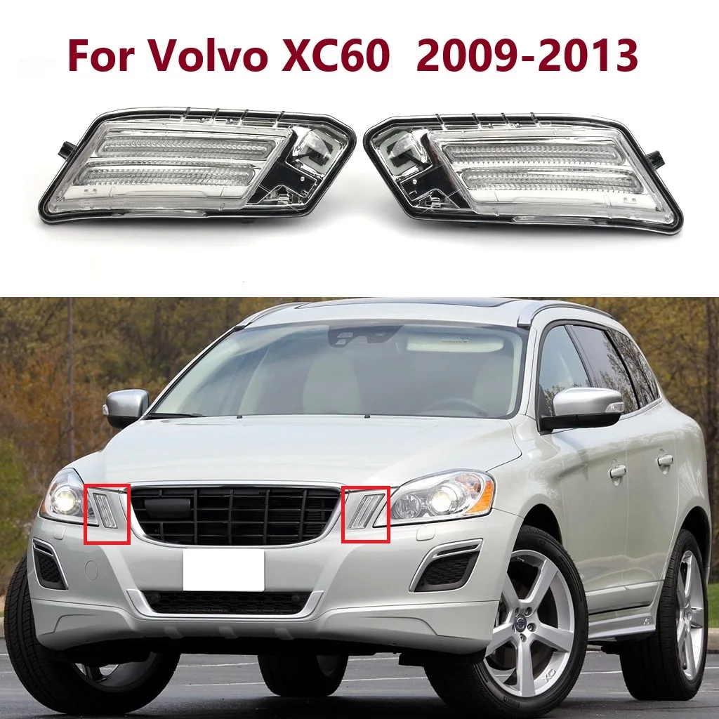 Left Right Pair Parking Light Front Turn Signal Indicator Lamp For Volvo XC60 2008 2009 2010 2011 2012 2013 31290873 31290874