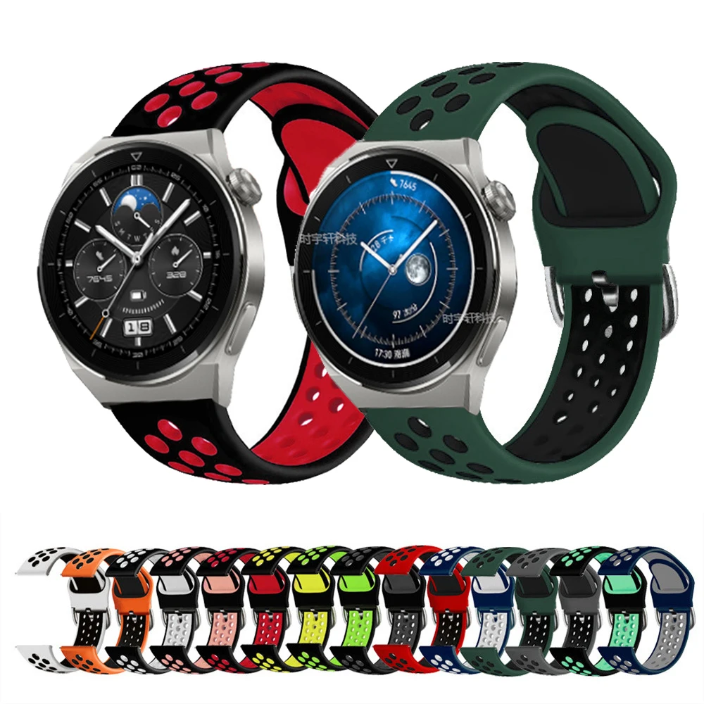 20mm 22mm Silicone Band For Huawei Watch GT 3 Pro 46mm 43mm Strap Sport Bracelet For Huawei GT2 Pro/Runner/GT 2 GT 3 42mm Watch