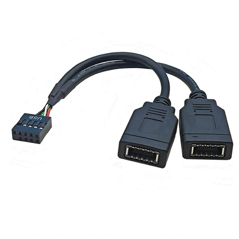 Cavo adattatore USB da 9 pin a TYPE-E Cavo USB da 9 pin a TYPE-E Cavo adattatore da pannello frontale USB Cavo adattatore USB da 9 pin a TYPE-E KEY-A