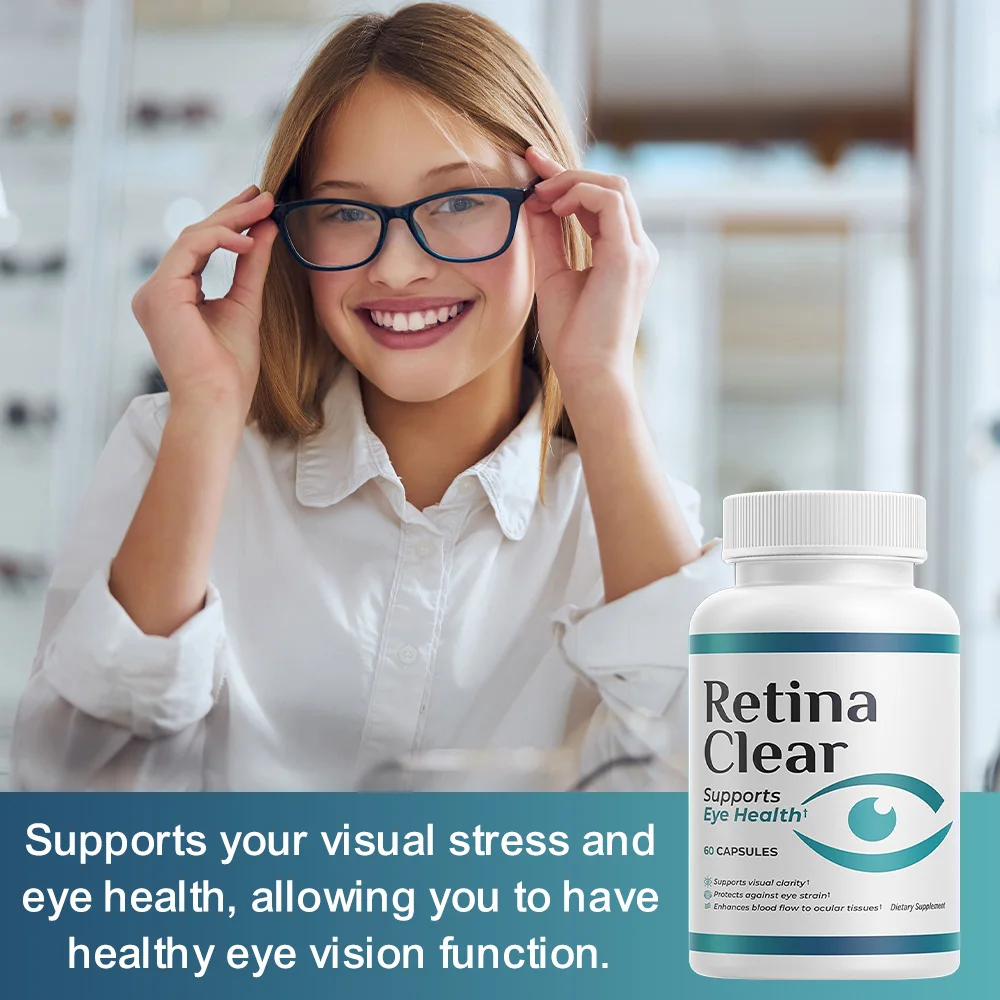 مكمل دعم الرؤية - تركيبة صحة العين مع اللوتين، زياكسانثين، كيرسيتين، الفيتامينات، زن، يدعم الوضوح البصري والتركيز