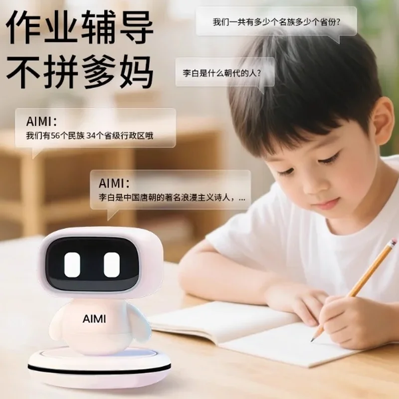Mini Desktop AI Intelligent Robot | Doubao Dialogue Chat, Emotional Interaction, Smart Learning Companion Electronic Rob