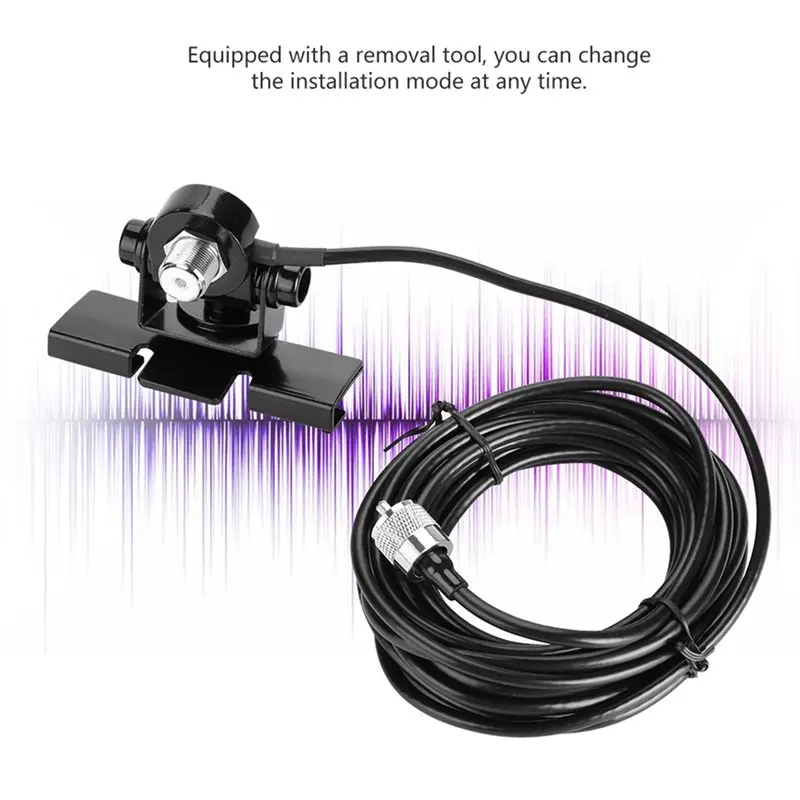 24-uurs levering auto-antenne beugel voor mobiele radio clip installatie-kofferdeksel/hatchback/deur montage compatibel