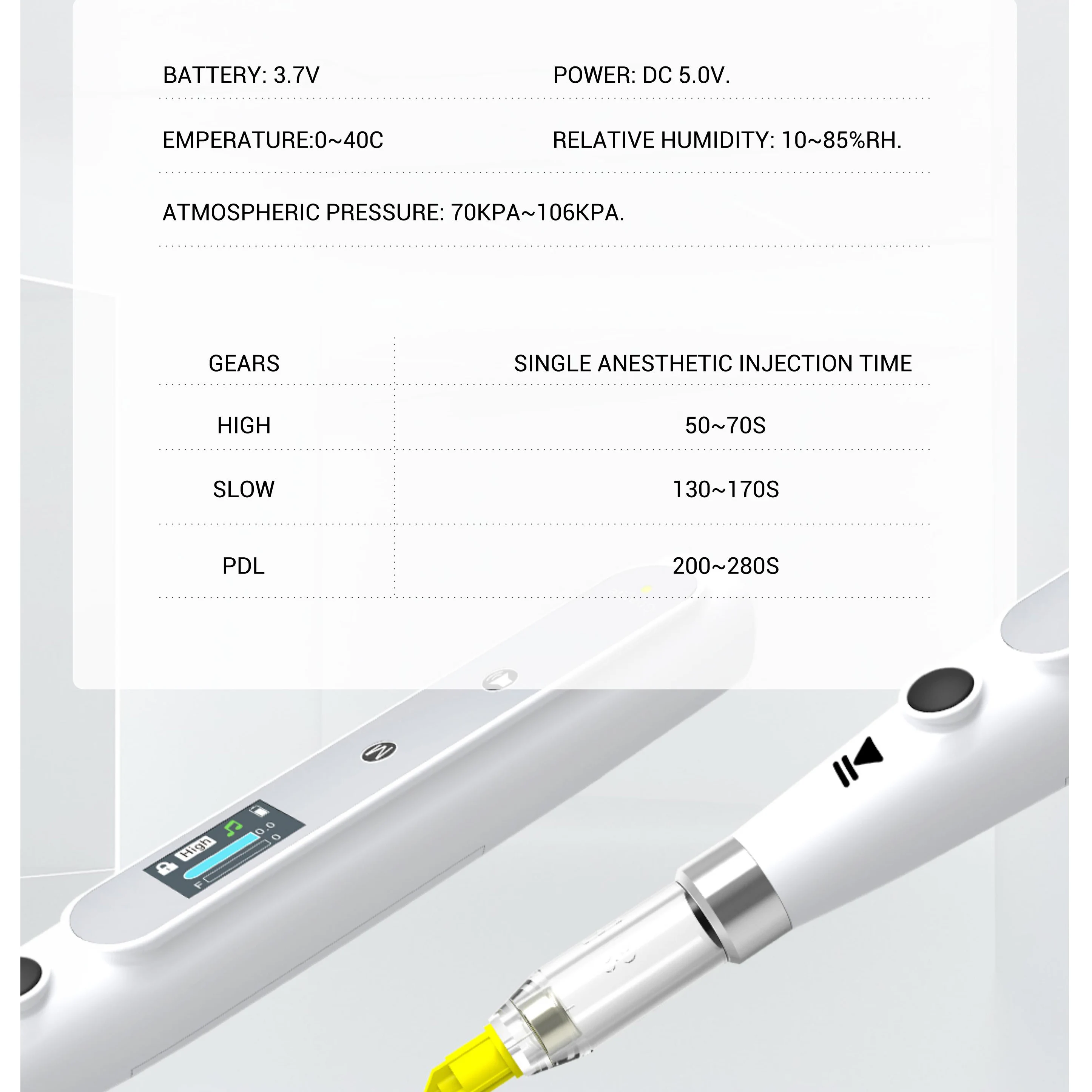 Dental Anesthesia Injector Painless Electric Wireless Local Anesthesia Pen With LCD Display Dental Root Canal Equipment Clinical