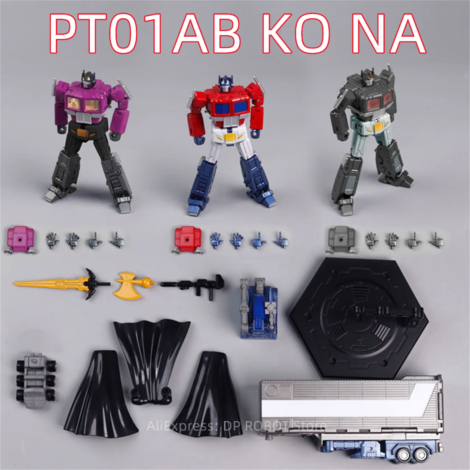 [IN STOCK NOW] Transformation 2.0 VER PT01 PT-01 PT-01A PT-01B KO Newage NA H27 OP Prime David Action Figure With Box