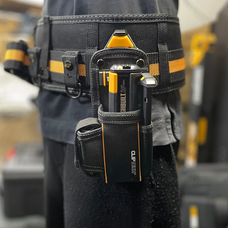 TOUGHBUILT TB-CT-30X Knife Pouch with 3 Pockets Organizer for Utility Knife Toughbuilt Tool Bag Accessories
