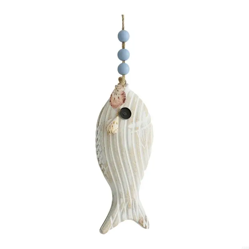 Fish Wall Art with Rope for Calm Ocean Mood Coastal Spaces Accessories A2BB