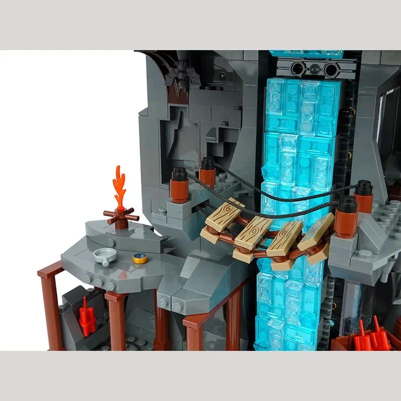 Moc building block building model functional waterfall technology modular building block holiday gift children's toy DIY set