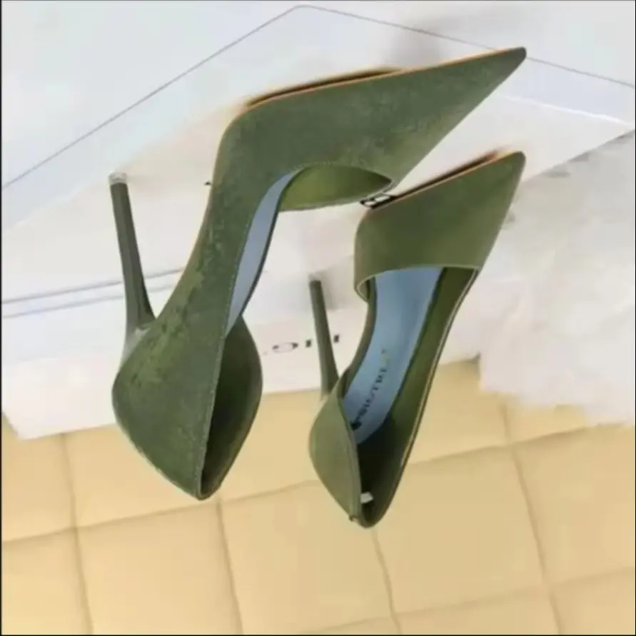 

BIGTREE Shoes 2025 Новые дизайнерские женские туфли-лодочки с острым носком, пикантные туфли на высоком каблуке для вечеринок, модные офисные туфли на шпильке 10,5 см