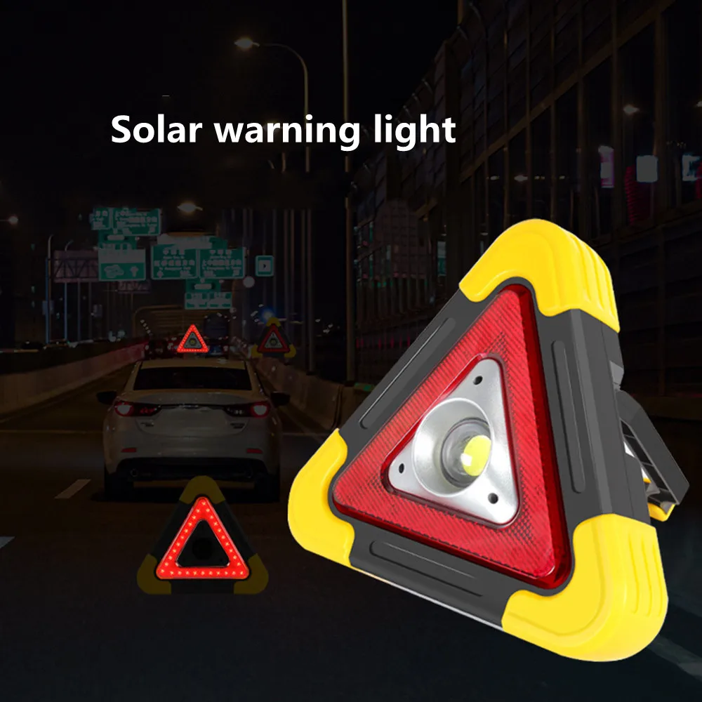 

Car Triangle Warning Light 3 In 1 Bright Portable Warning Triangle LED Emergency Light For Outdoor Camping Waterproof