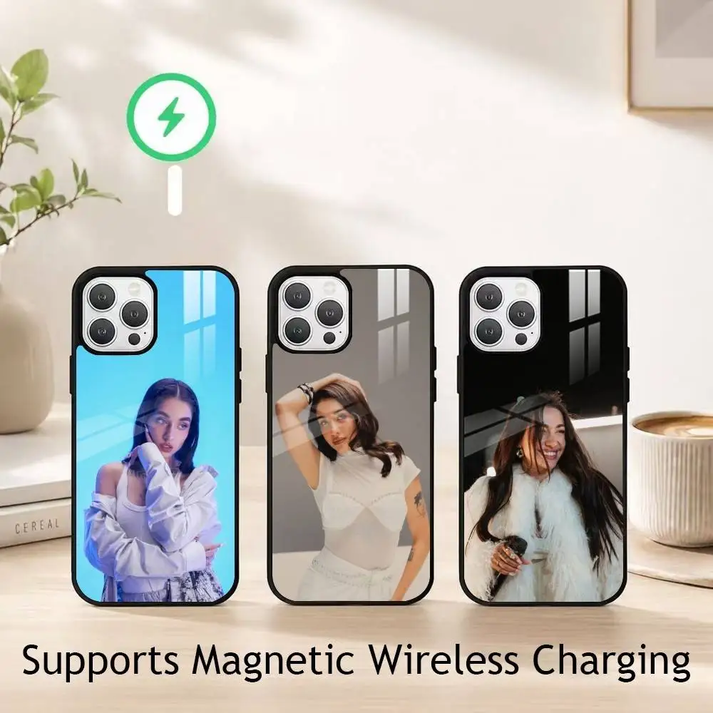 Maria Becerra Mi Debilidad gift Phone Case For iPhone18,17,16,15,14,13,12,11 Plus,Pro Supports Magnetic Wireless Charging