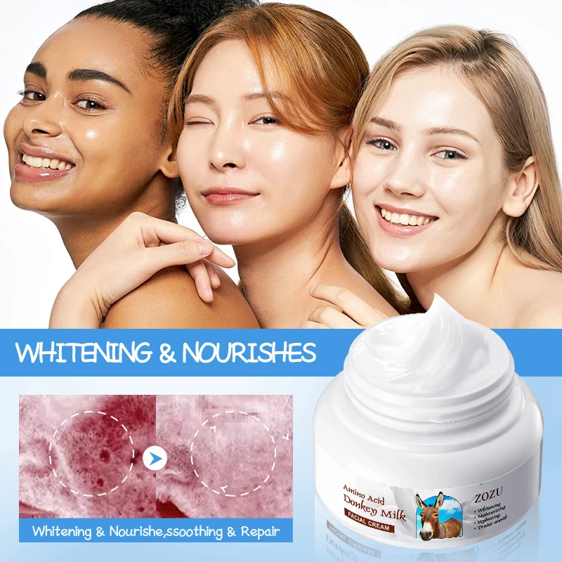 

Donkey Milk Strong Whitening Face Cream Anti-aging Wrinkle Removal Firming Skin Care Facial Brightening Cream Korean Cosmetics