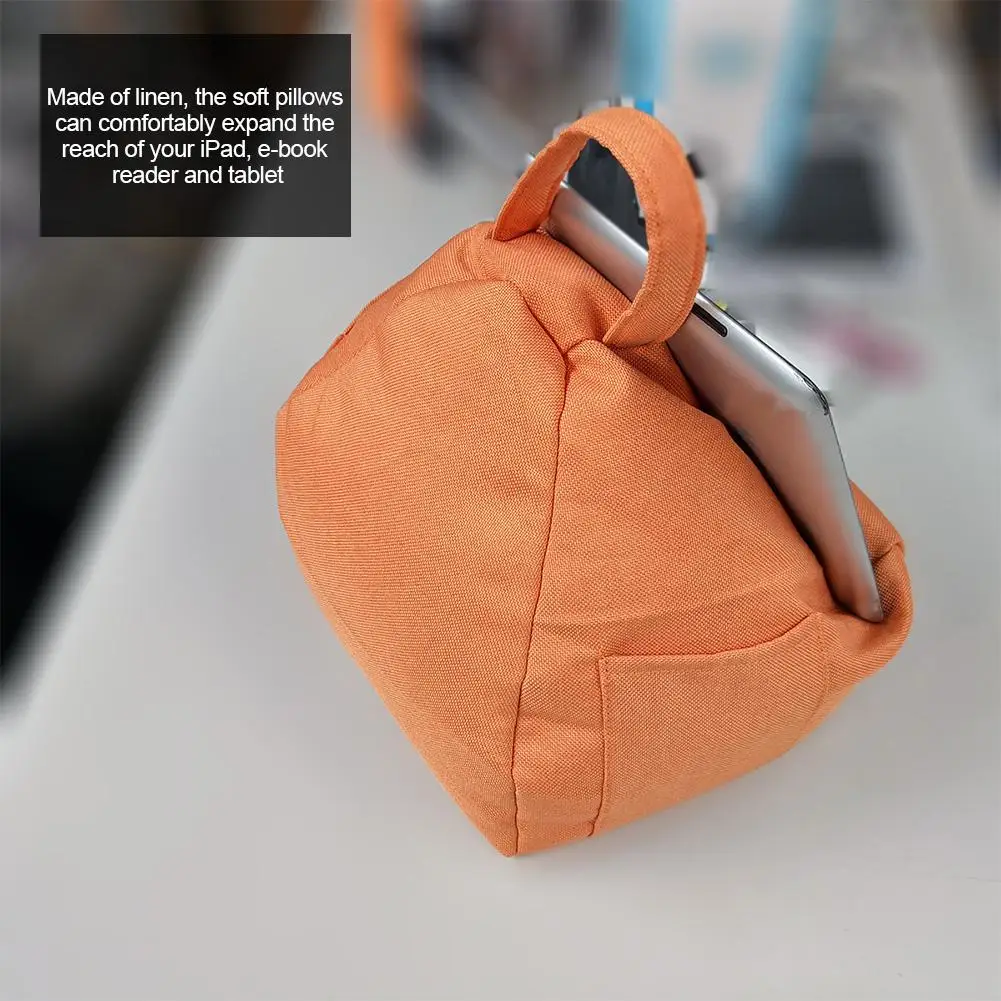 Tablet Stand Pillow Holder Tablet Holder Dock for Bed Anti-fall Book Holder and Travel Pillow for Standing Computers Books