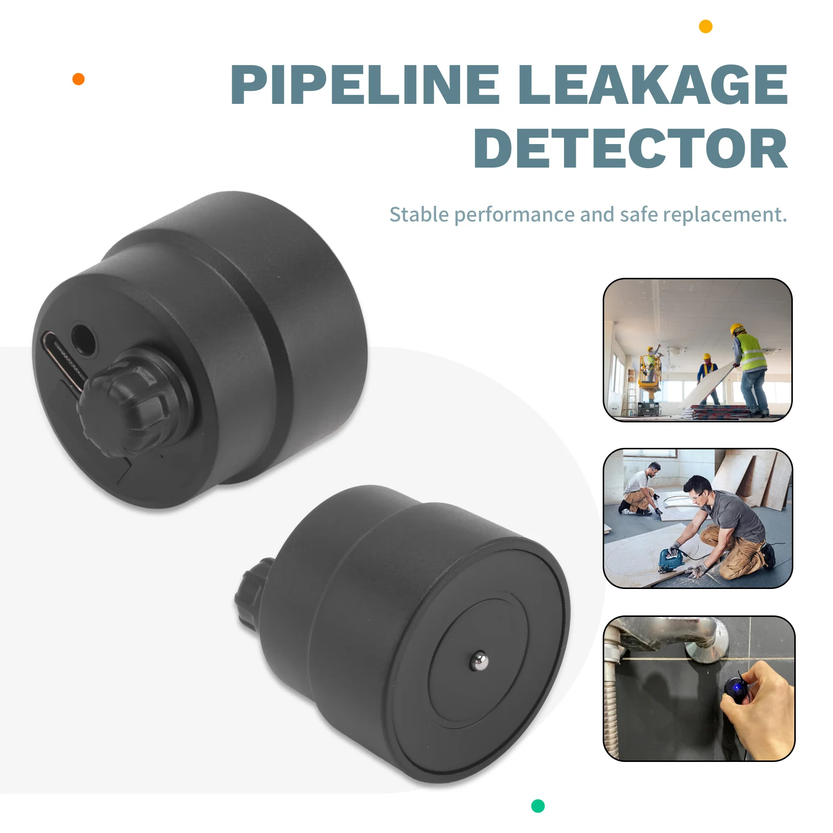 Wall Pipe Leak Detector Clear Sound Sensitive Water Leakage Device Underground Water Pipe Leakage Monitor For Homeabgi