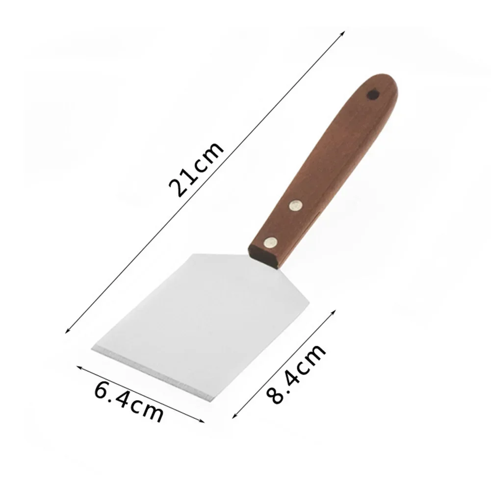 Rebanador de queso de acero inoxidable, máquina de afeitar de alta resistencia, pala multifunción, servidor plano para quesos blandos, semiduros y duros, Kitche