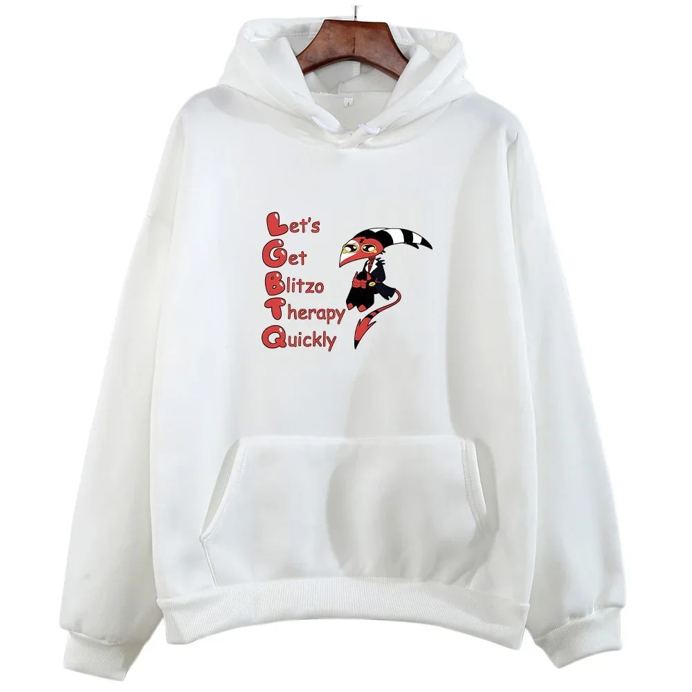 

Helluva Boss HGBTQ Pullover Women Men Fashion Cartoon Graphic Top Hoodie Streetwear Gothic Y2k Autumn Winter Clothes High Street