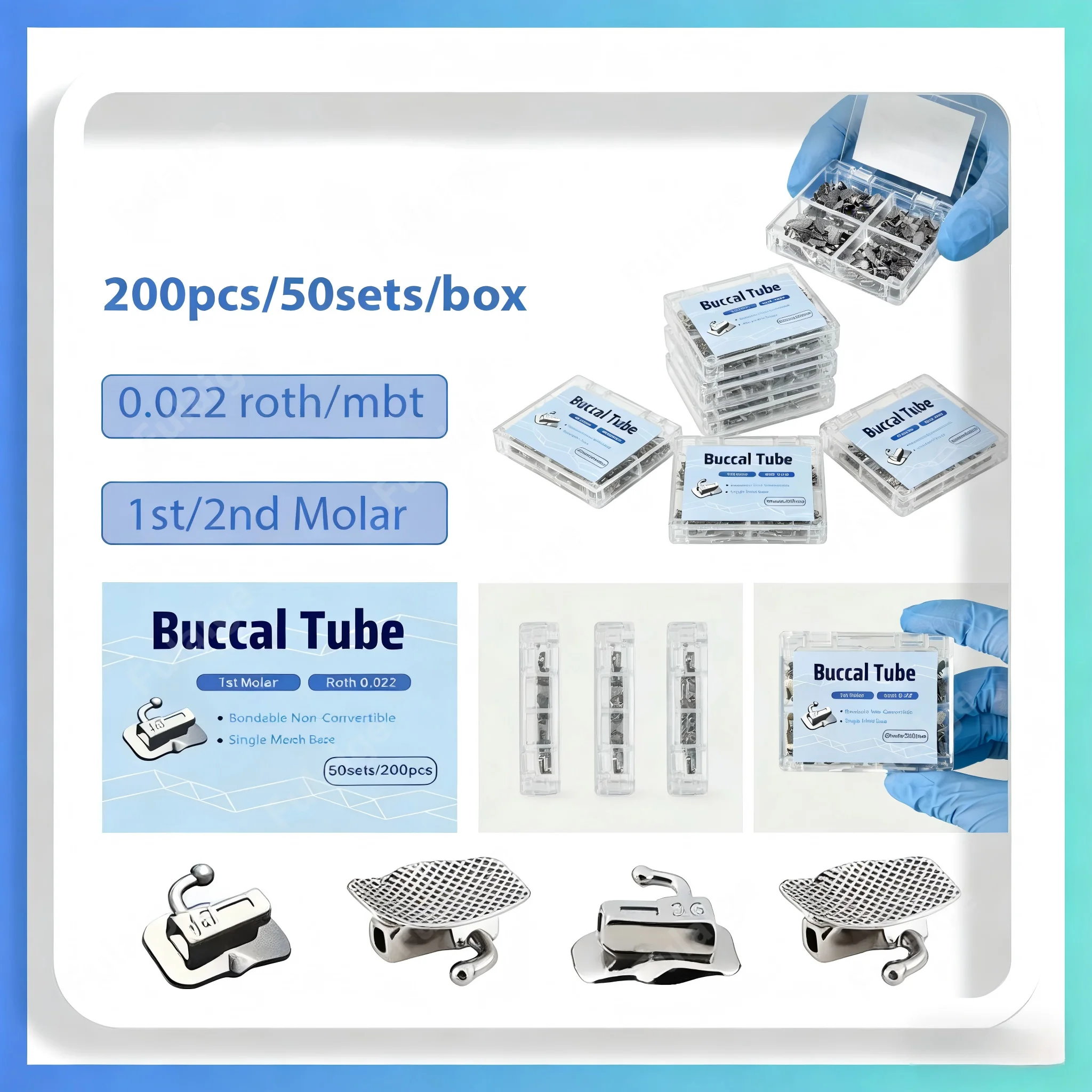 50Sets/200Pcs Bucca…