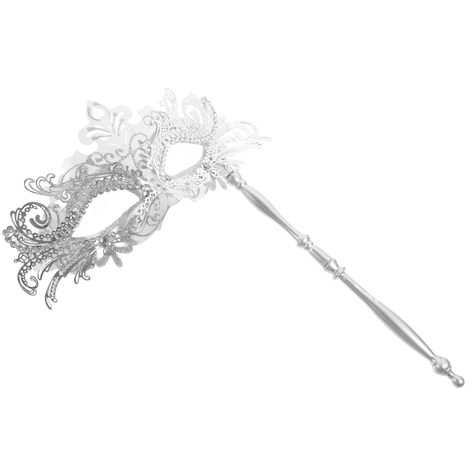 Maske Maskerade Handheld Kostüm Party Halloween Schmiedeeisen Kunststoff Masken Frauen