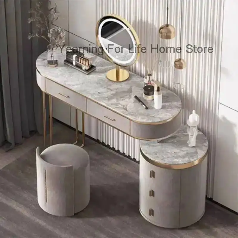 

Modern Vanity Garden Table Girl Bedroom Mirror Bathroom Dressing Table Jewelry Organizer Mesa De Maquillaje Trendy Furniture