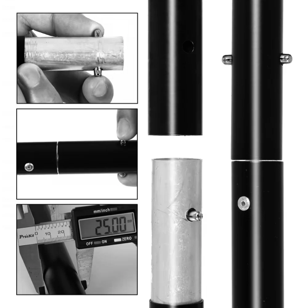 حامل خلفية لاستوديو الفيديو مقاس 2.6 × 3 م/8.5 × 10 قدم، نظام دعم خلفية تلسكوبي قابل للتعديل مع حقيبة حمل