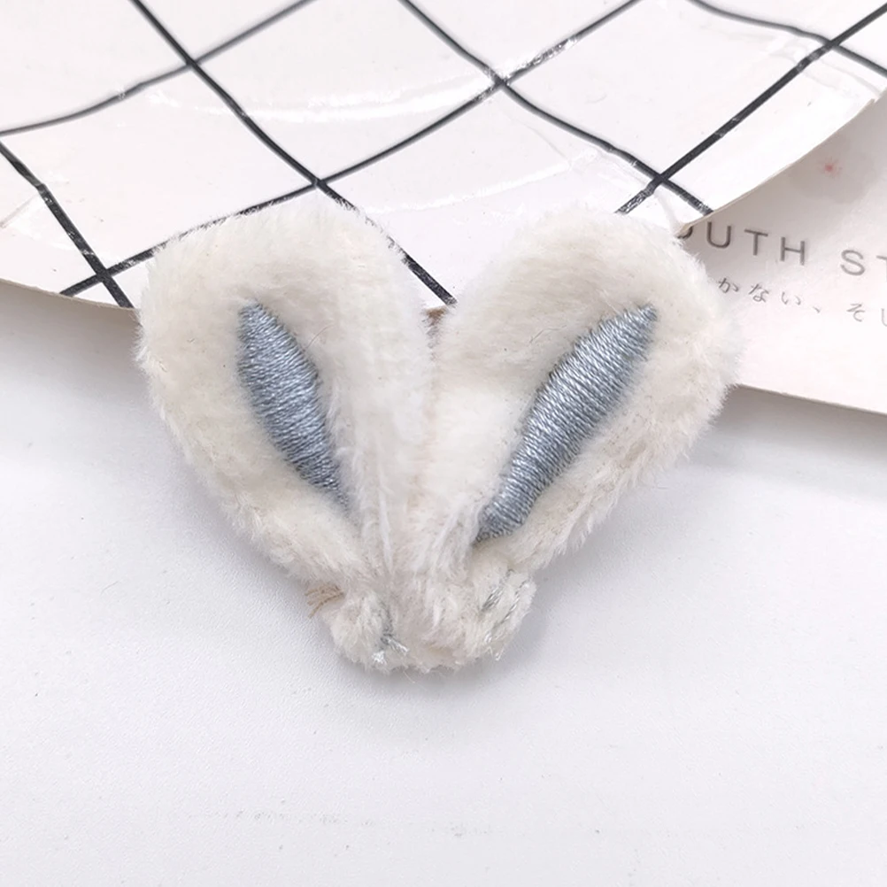 

20 Pcs Guinea Pig Rabbit Ears Headwear Accessories Hair Clip Adorable Hairpins Charm for DIY Bunny Crafting